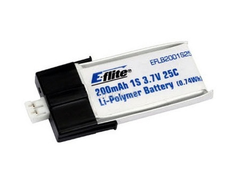 E-flite Li-Po 3.7V 200mAh Литий-полимерная 200мА·ч 3.7В аккумуляторная батарея