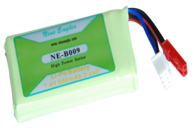 Nine Eagles Li-Polimer 7.4V 600 mAh Lithium Polymer 600mAh 7.4V rechargeable battery