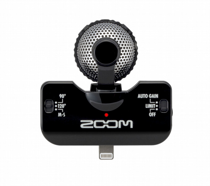 Zoom iQ5 Mobile phone/smartphone microphone Проводная Черный