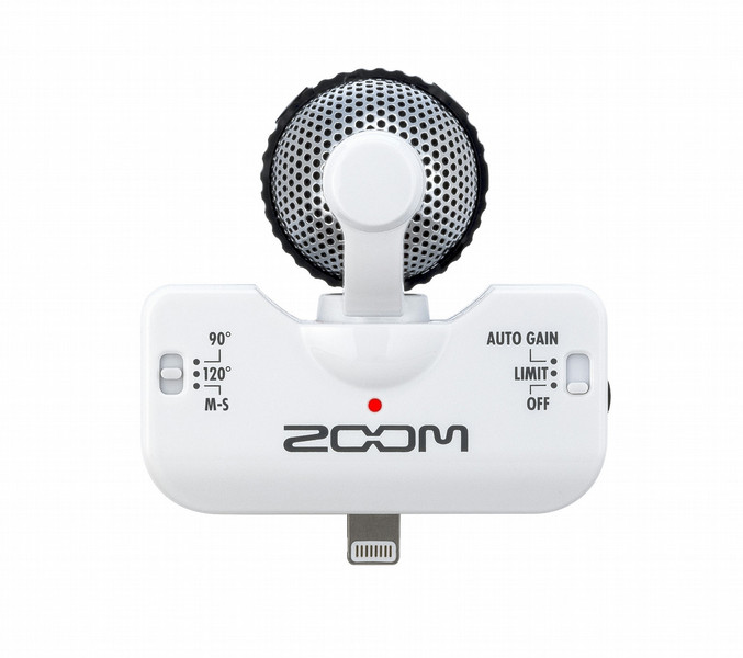 Zoom IQ5 Mobile phone/smartphone microphone Wired White