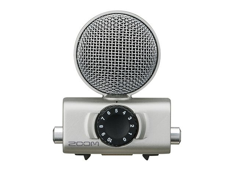 Zoom MSH-6 Digital camcorder microphone Проводная Cеребряный