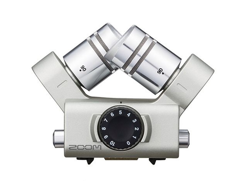 Zoom XYH-6 Digital camcorder microphone Проводная Cеребряный