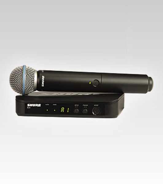 Shure BLX24/B58 Stage/performance microphone Wireless Black