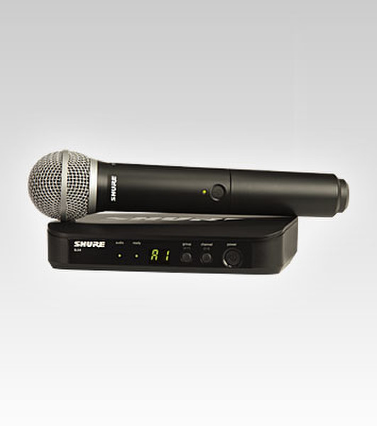 Shure BLX24E/PG58 Stage/performance microphone Wireless Black