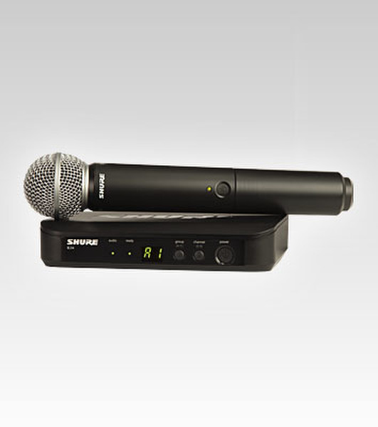 Shure BLX24/SM58 Stage/performance microphone Wireless Black