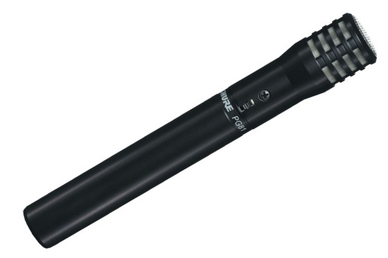 Shure PG81 Studio microphone Проводная Черный