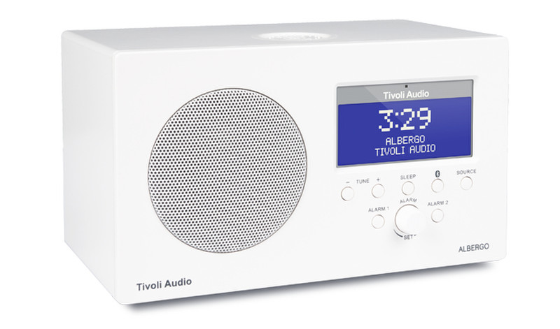 Tivoli Audio Albergo Portable Digital White radio