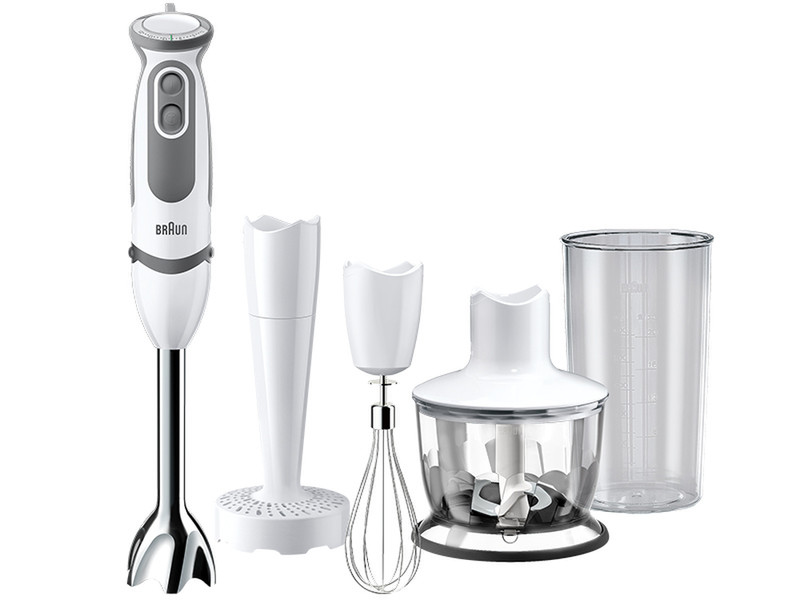 Braun MQ 5037 WH Sauce+ Pürierstab 500l 750W Weiß Mixer