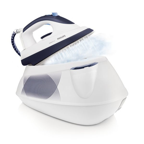 Philips InstantCare GC7525/02 2400W 1L SteamGlide soleplate Blue,White steam ironing station