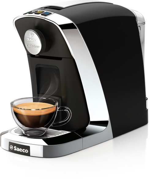 Caffisimo Tuttocaffè HD8602/81 freestanding Pod coffee machine 0.7L Black,Chrome coffee maker