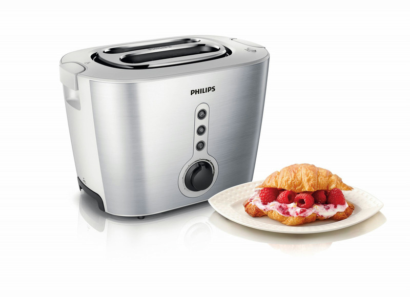 Philips HD2636/00 2slice(s) 1000W Black,Metallic toaster