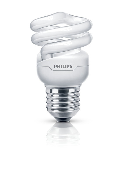 Philips Economy 8718291698142 8Вт E27 A Холодный дневной свет люминисцентная лампа energy-saving lamp