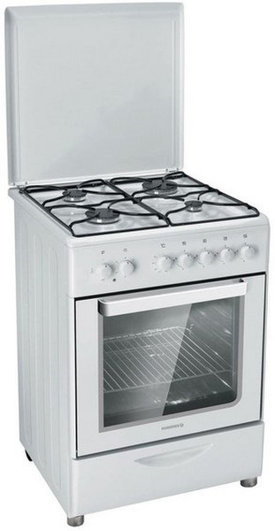 Rosieres RGC 6111 RB Eingebaut Gas hob A Weiß