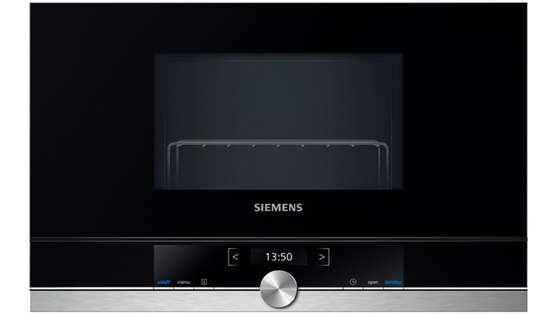 Siemens BE634RGS1 Built-in 21L 900W Black,Stainless steel microwave