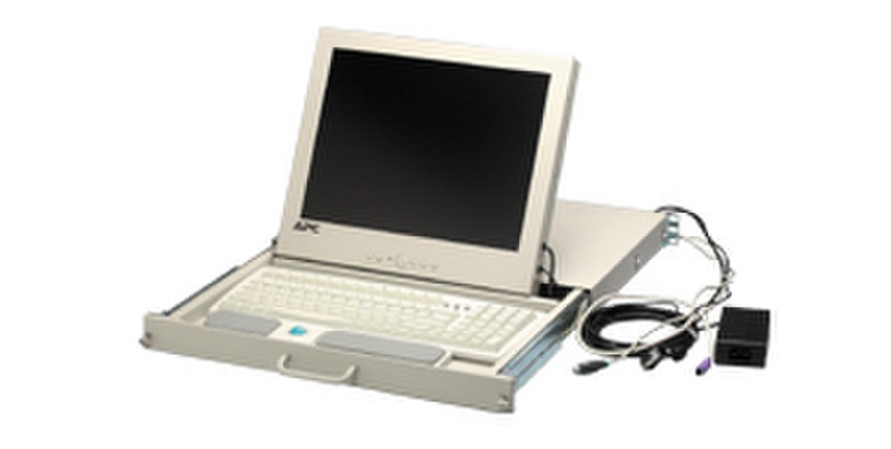 APC Rack-mount LCD Monitor/Keyboard Drawer Beige 15Zoll Computerbildschirm