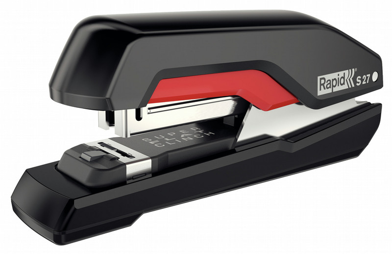 Rapid S27 Flacher Clinch Schwarz, Rot Tacker