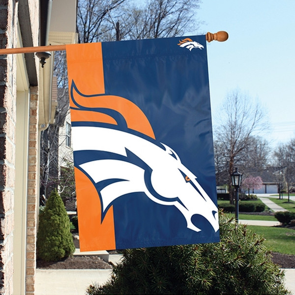 The Party Animal Denver Broncos Bold Logo Banner Denver Broncos Flag