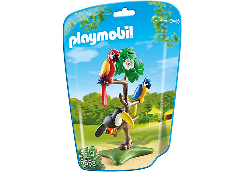 Playmobil City Life Tropical Birds 3шт фигурка для конструкторов