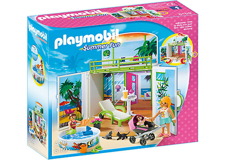 Playmobil Summer Fun My Secret Beach Bungalow Play Box