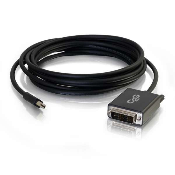 C2G 3ft, Mini DisplayPort - DVI-D 0.9м Mini DisplayPort DVI-D Черный