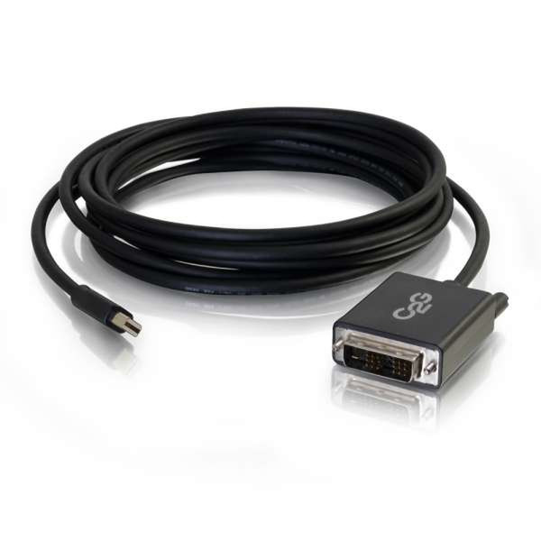 C2G 6ft, Mini DisplayPort - DVI-D 1.8m Mini DisplayPort DVI-D Schwarz