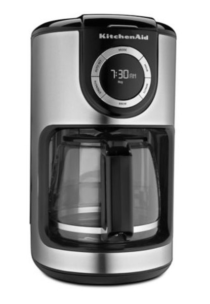 KitchenAid KCM1202OB Отдельностоящий Полуавтомат Espresso maker 12чашек Черный кофеварка