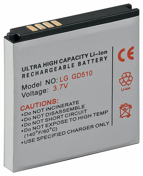 1aTTack 7428938 Lithium-Ion 800mAh 3.7V Wiederaufladbare Batterie