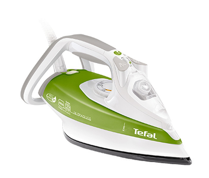 Tefal FV4633 Dampfbügeleisen Ultragliss soleplate Grün, Weiß Bügeleisen