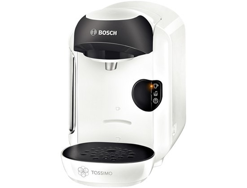 Bosch TAS1254 Pad-Kaffeemaschine 0.7l 2Tassen Weiß Kaffeemaschine