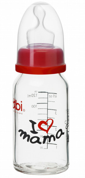 bibi I love Mama 120ml Glas Babyflasche