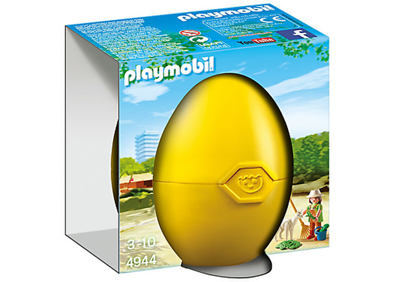 Playmobil Eggs Zookeeper with Alpaca Разноцветный Мальчик / Девочка