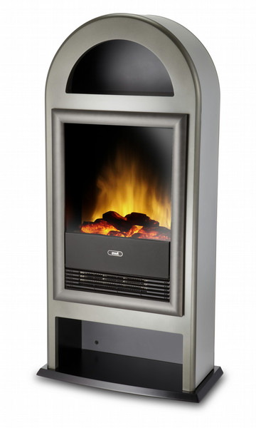 EWT NORDIC DE LUXE Innenraum Freestanding fireplace Elektro Anthrazit, Grau