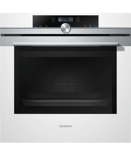 Siemens HB634GBW1 Electric oven 71L A-30% Stainless steel,White