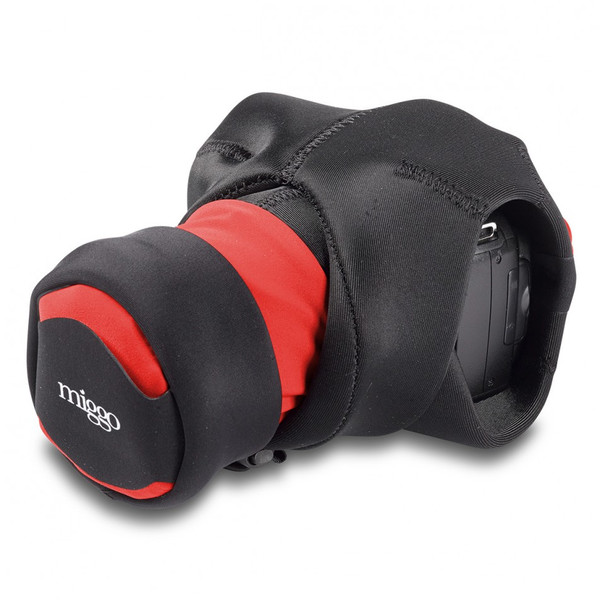 miggo Grip & Wrap Цифровая камера Спандекс, Неопрен Черный, Красный