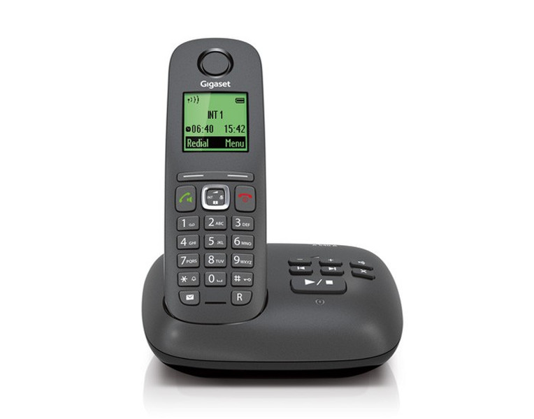 Gigaset A540A DECT Anrufer-Identifikation Anthrazit, Schwarz