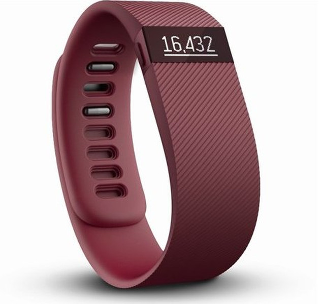 Fitbit Charge Wristband activity tracker OLED Беспроводной Бургундский