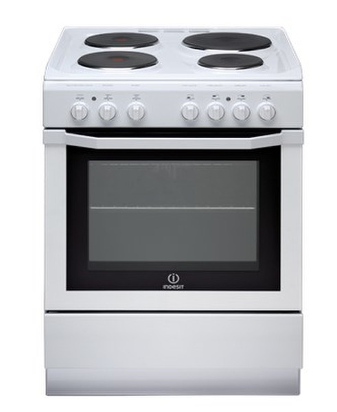 Indesit I6E6C1A(W)/FR Freestanding A White cooker