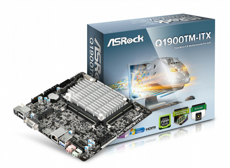 Asrock Q1900TM-ITX NA (интегрированный CPU) Mini ITX