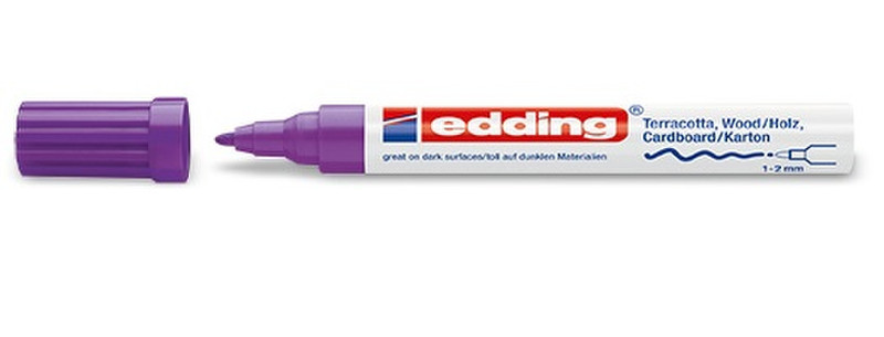 Edding 4040 Кистевидный наконечник Фиолетовый 1шт маркер