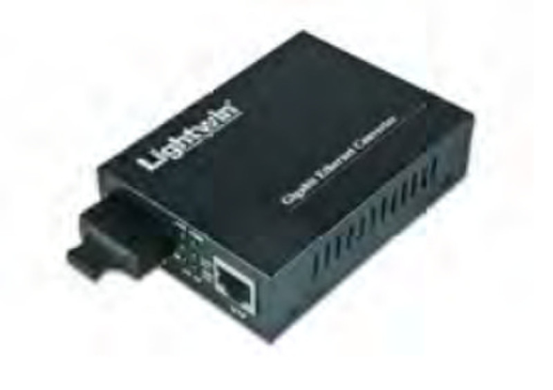 Triotronik LWC 10/100/1000 WDM LB20 1000Mbit/s Single-mode Black network media converter