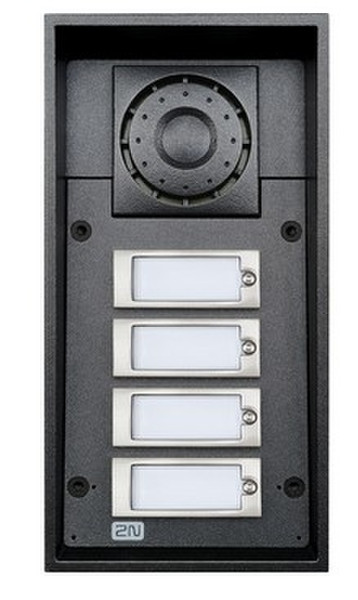 2N Telecommunications 9151104 Black door intercom system