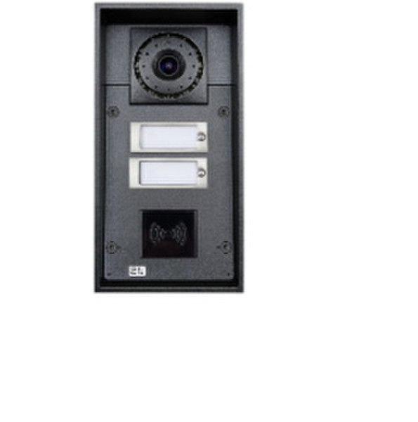 2N Telecommunications 9151102CRW Black door intercom system