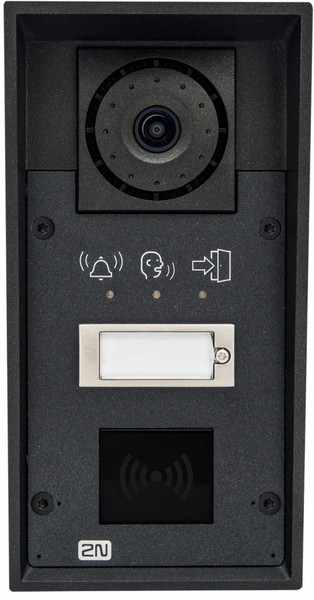 2N Telecommunications 9151101CRP Black door intercom system