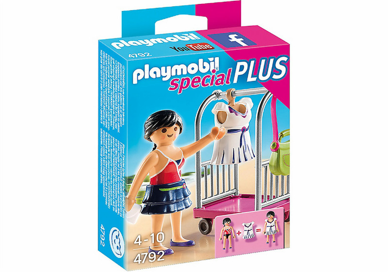 Playmobil SpecialPlus Model with Clothing Rack