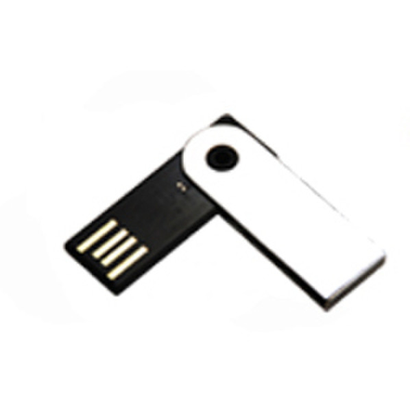 Memory Solution 8GB Frisco 8GB USB 2.0 Type-A Black,Stainless steel USB flash drive