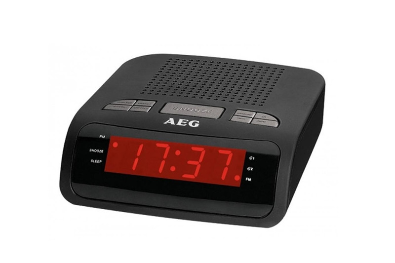 AEG MRC 4142 Uhr Schwarz Radio