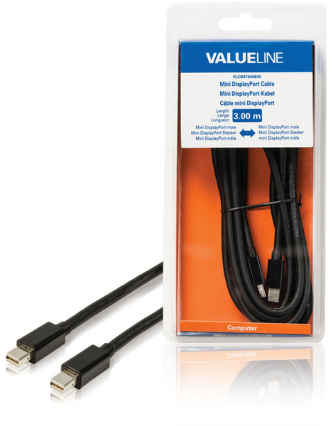 Valueline VLCB37500B30 DisplayPort-Kabel