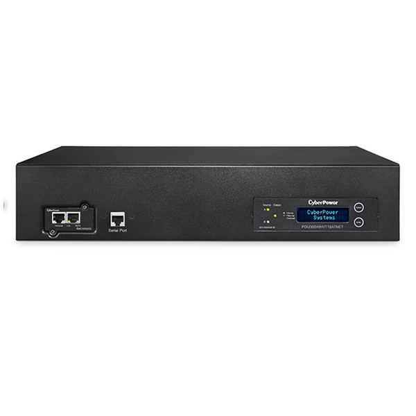CyberPower PDU30SWHVT19ATNET 19AC outlet(s) 2U Black power distribution unit (PDU)