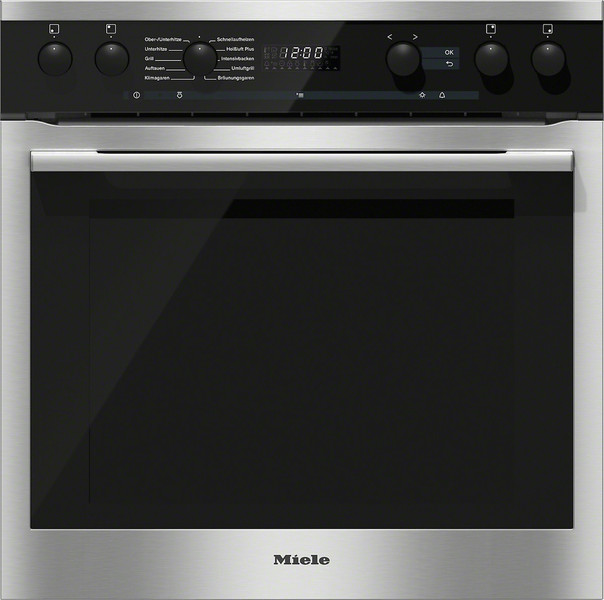 Miele H 6160 E Electric 76L 11300W A+ Black,Stainless steel