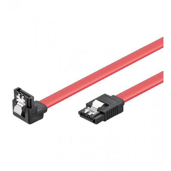Techly SATA 50 cm 0.5m SATA SATA Black,Red SATA cable